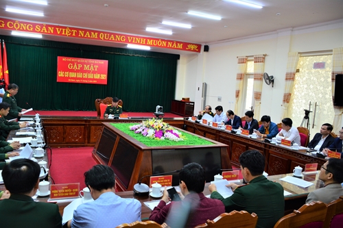 Bộ CHQS tỉnh Hà Nam gặp mặt các cơ quan báo chí đầu năm 2021